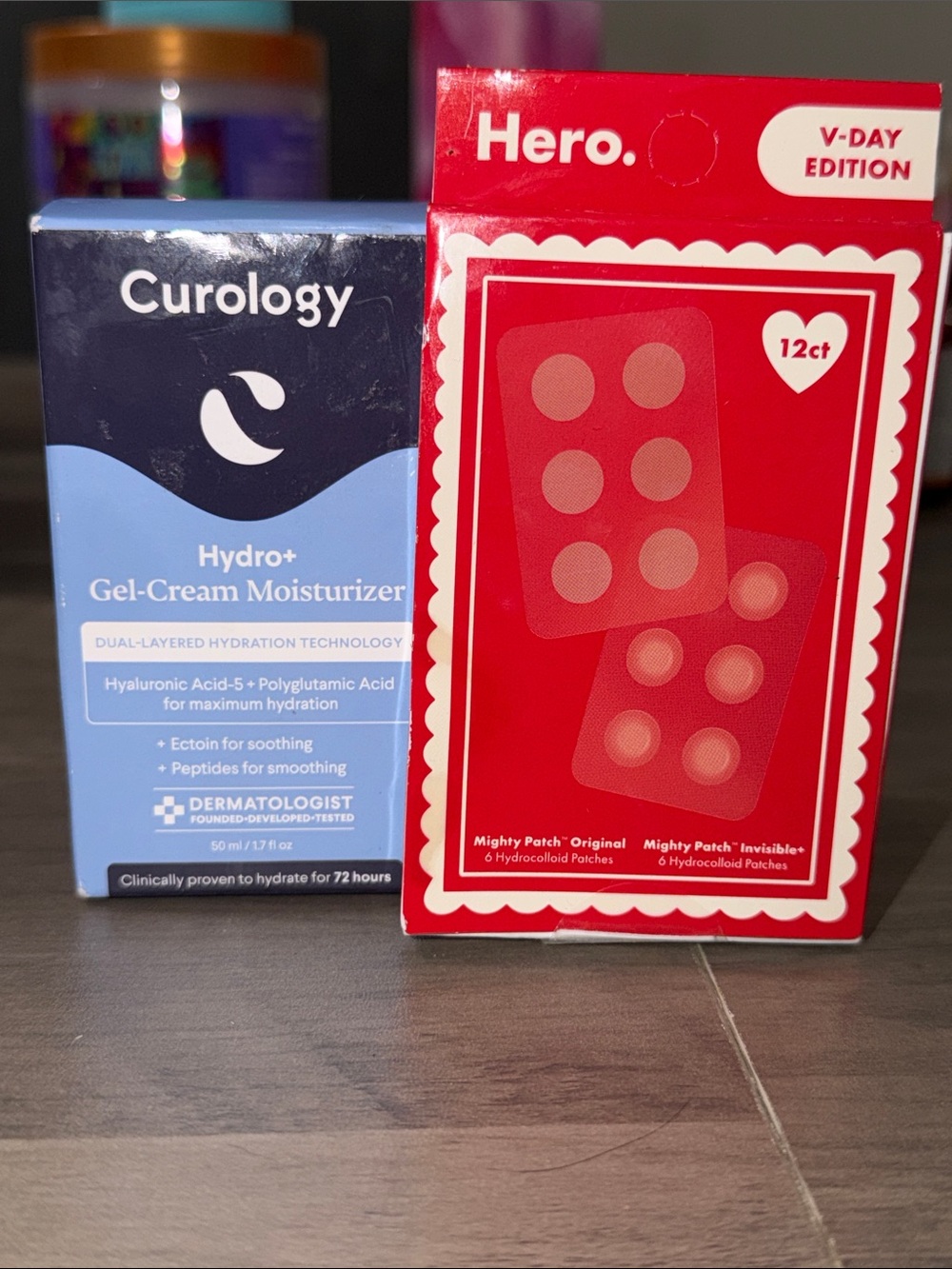 Curology Hydro+ Gel-Cream Moisturizer and Hero Pimple Patches!